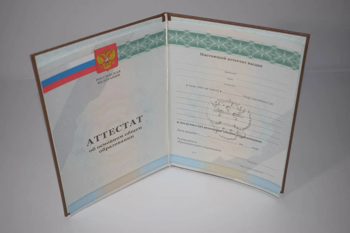 Аттестат 2013 года выпуска за 9 классов в Волгодонске